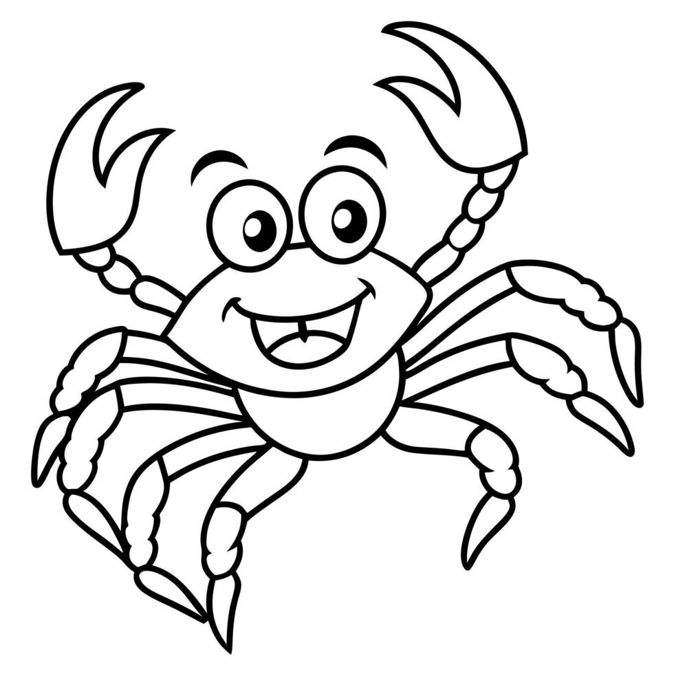 Decorator Crab runs icon vector