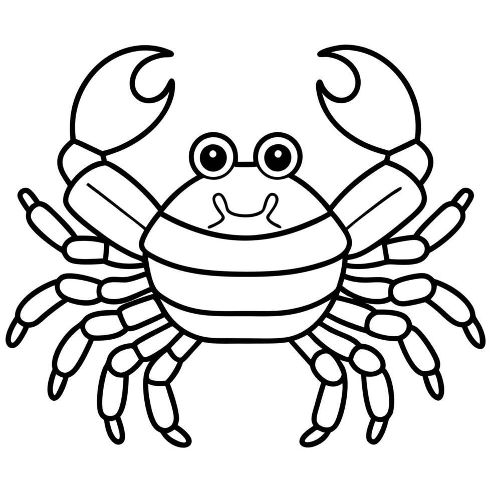 Decorator Crab stands icon vector