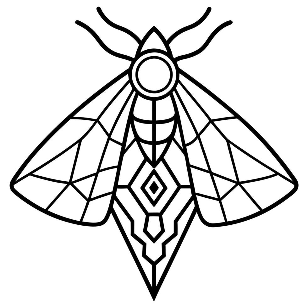 Diamondback Moth reading icon vector