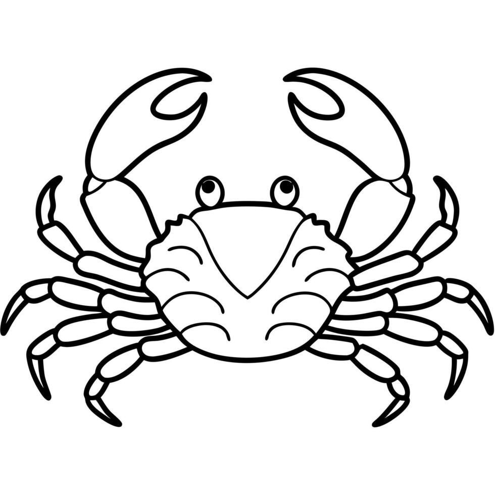 Dungeness Crab stands icon vector