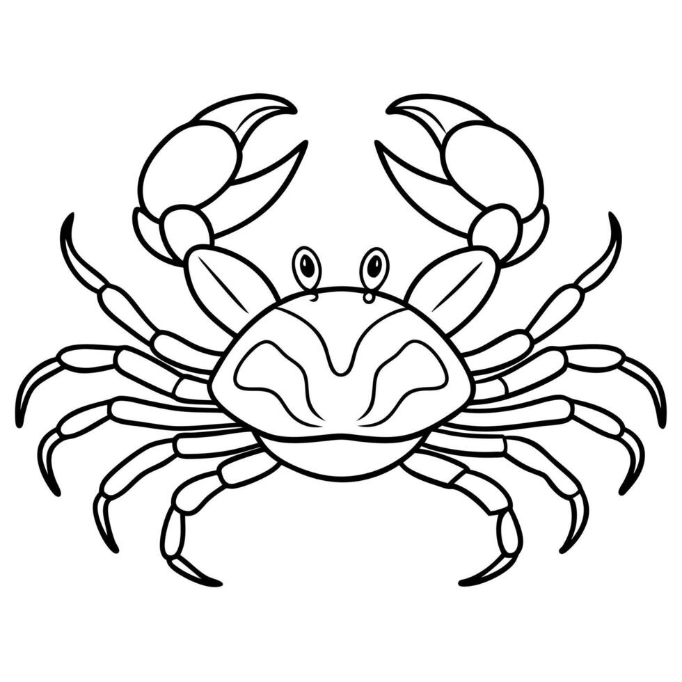 Dungeness Crab flies icon vector