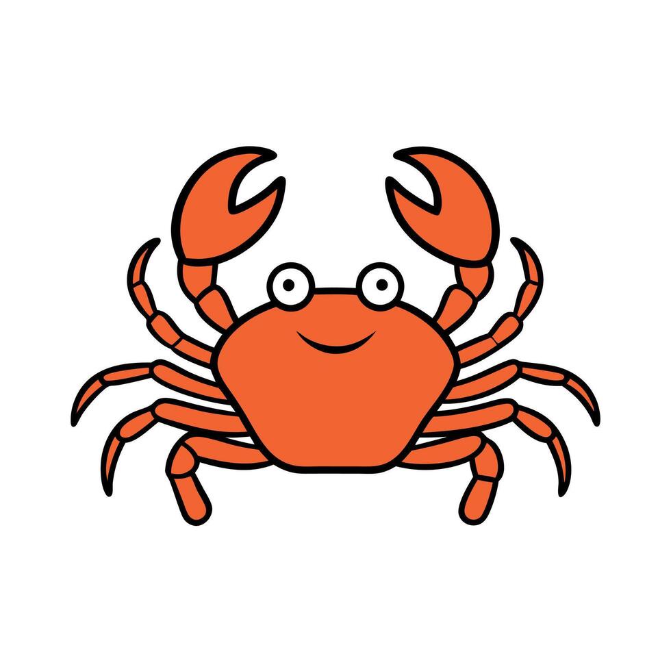 Dungeness Crab goes icon vector