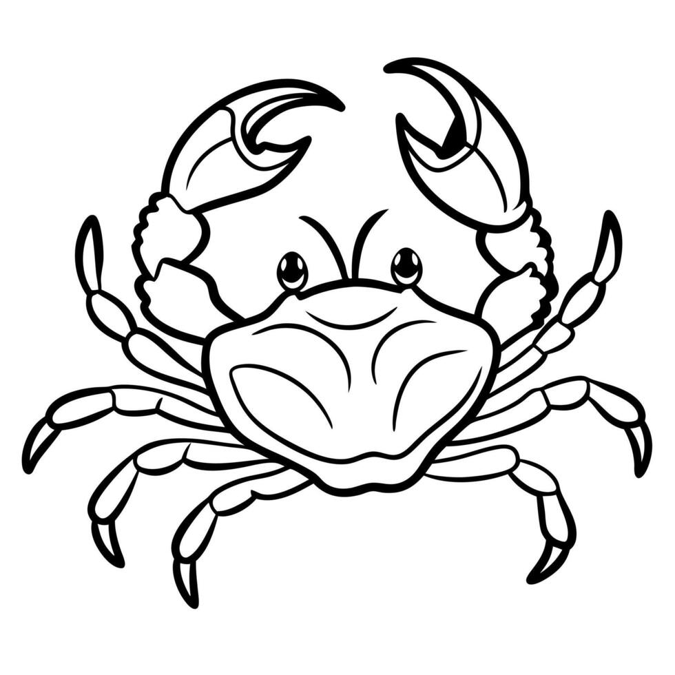 Dungeness Crab jumps icon vector