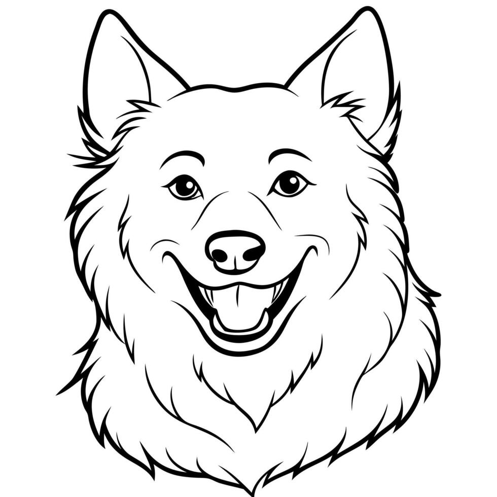 Dutch Shepherd dog play icon vector