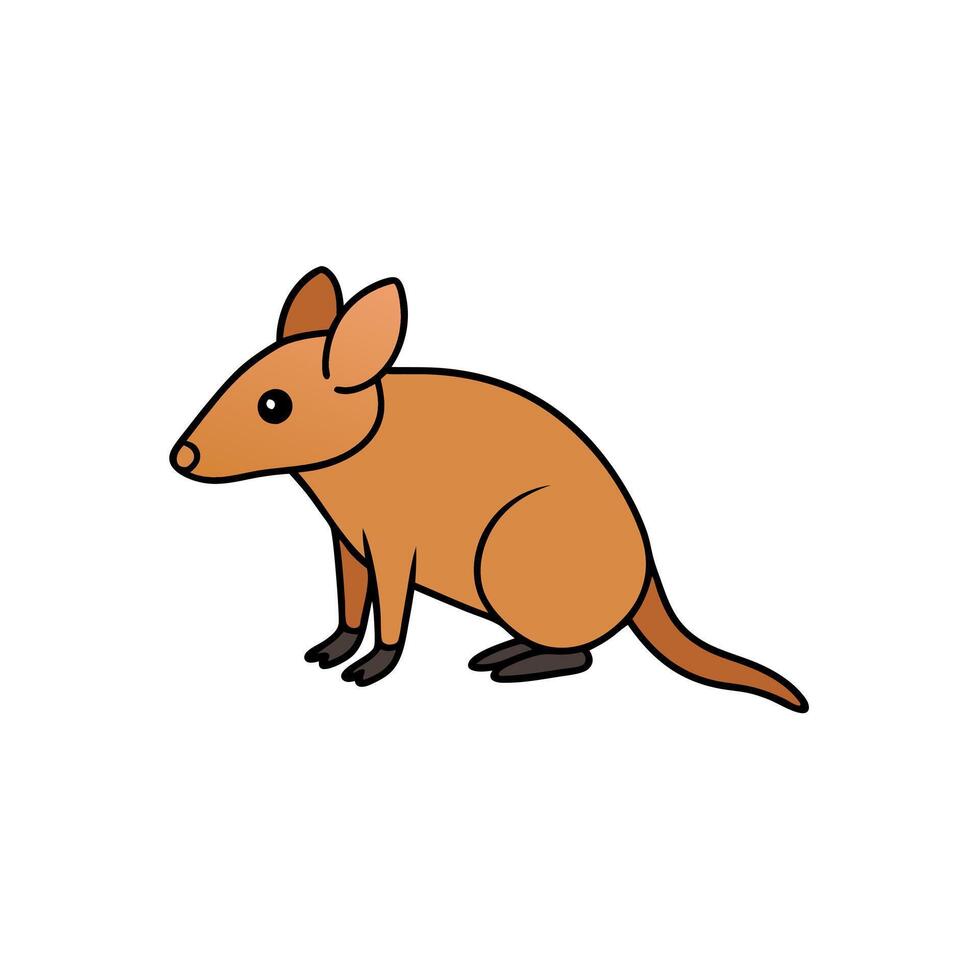Eastern Bandicoot rodent knocks icon vector