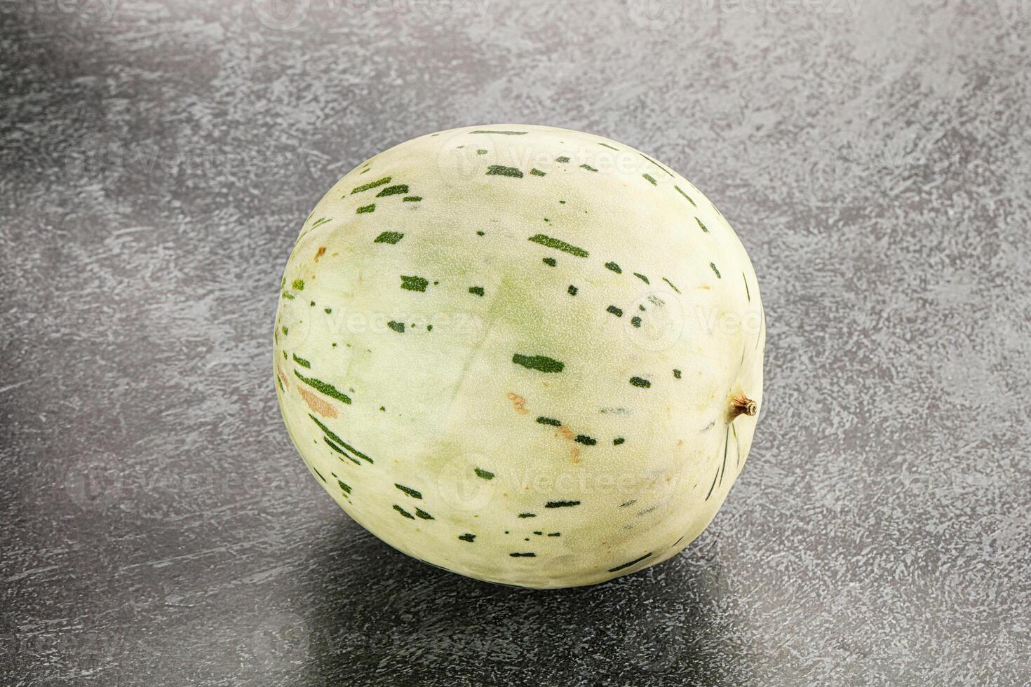 Ripe sweet juicy Dalmatin melon photo