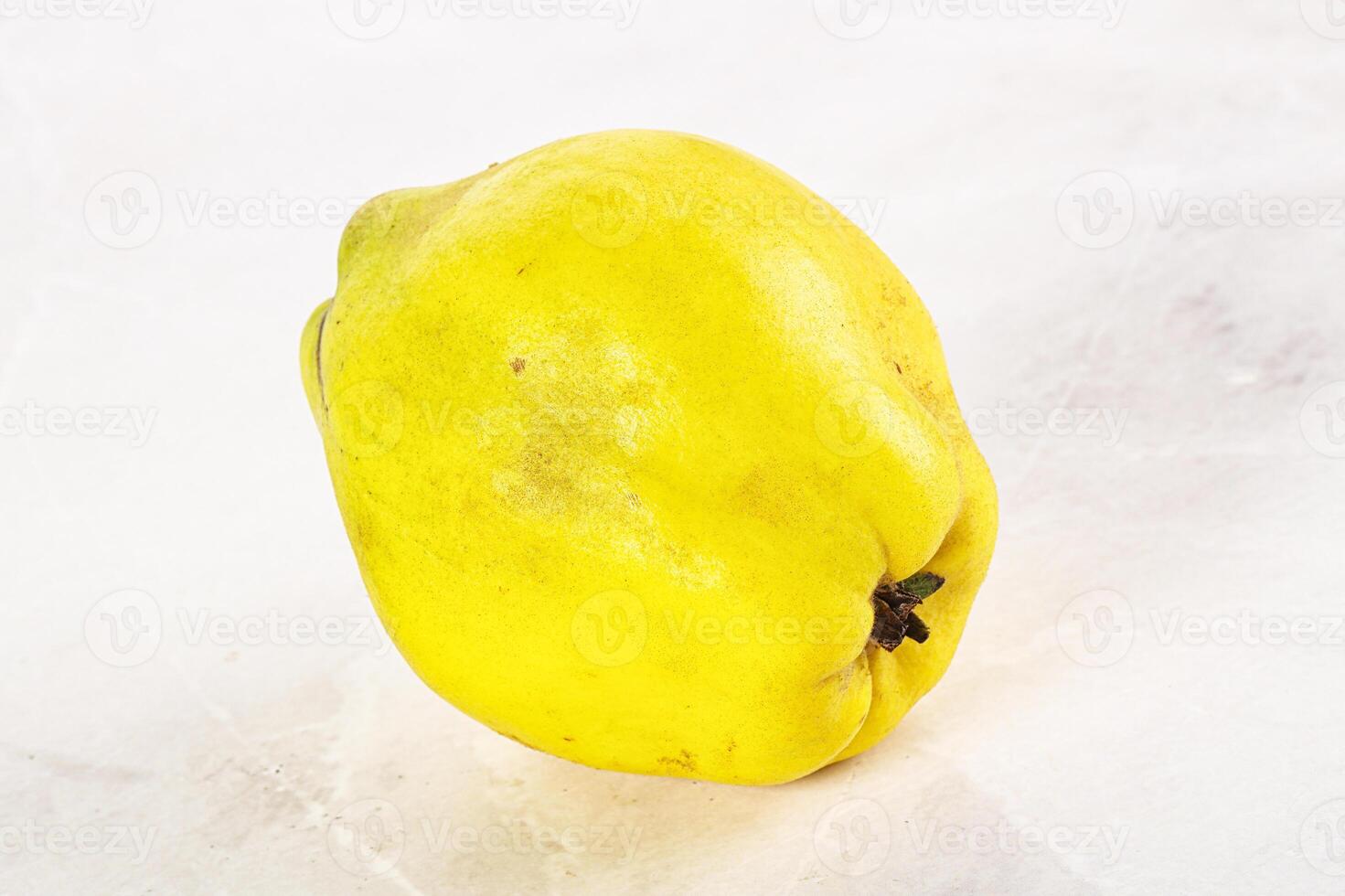 Ripe sweet organic quince fruit photo