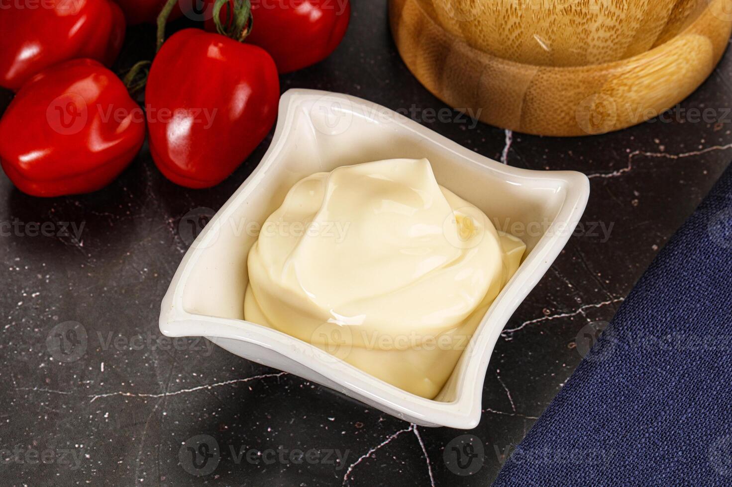 Creamy dip dressing sauce Mayonnaise photo