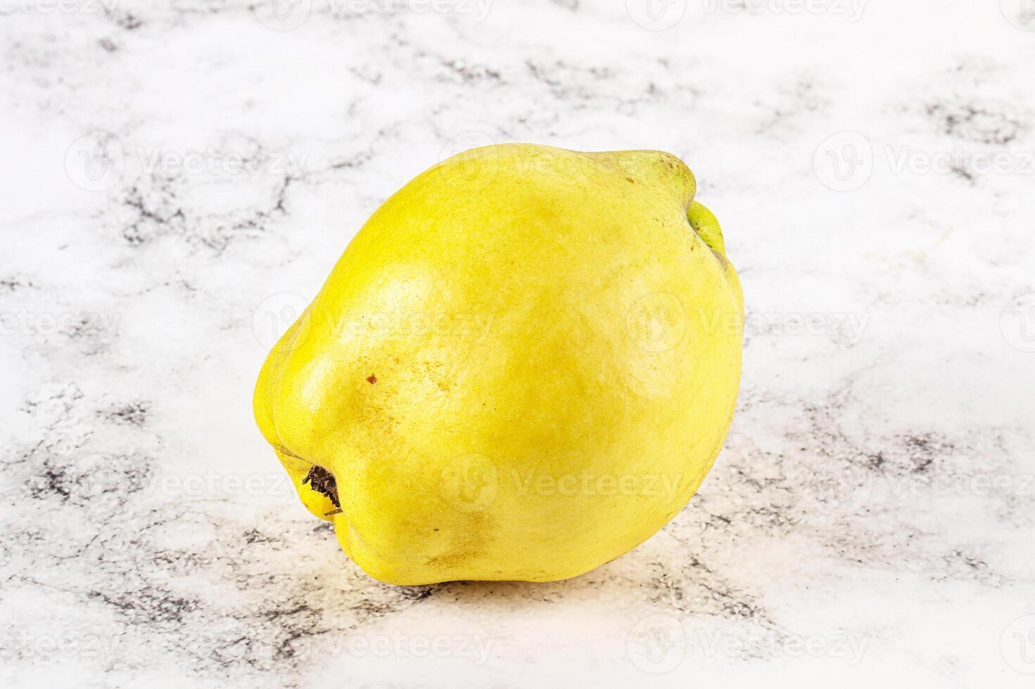 Ripe sweet organic quince fruit photo