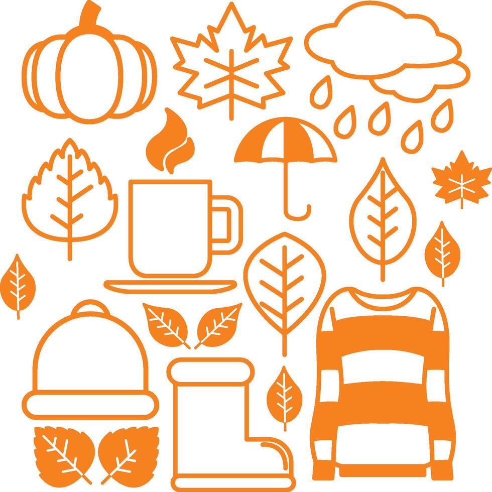 spring leaves warm vector