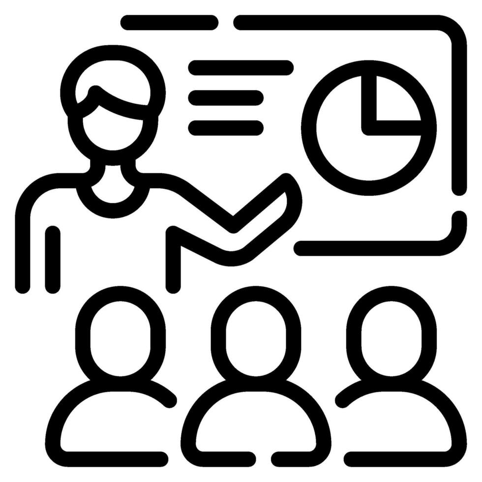 Presentation icon for web, app, infographic, etc vector