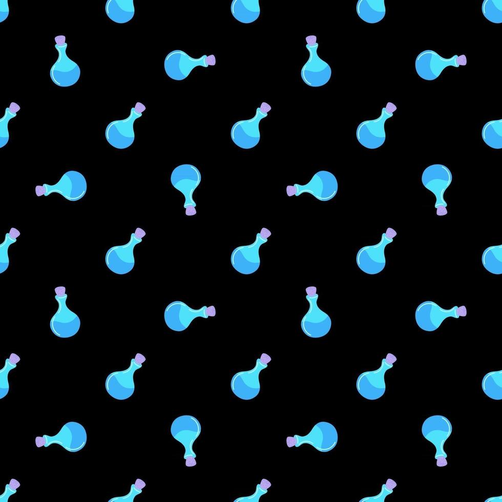 bottles seamless pattern vector