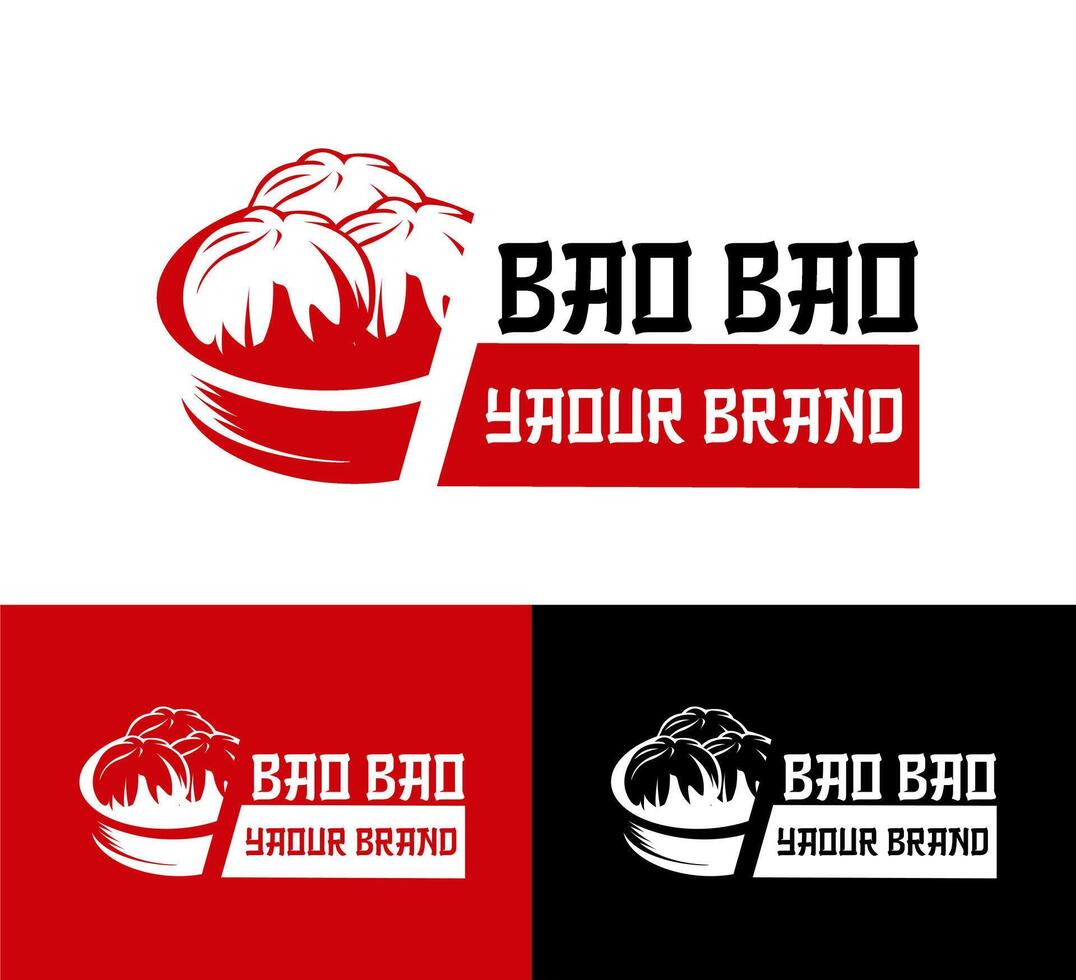 dimsum logo restaurant vector