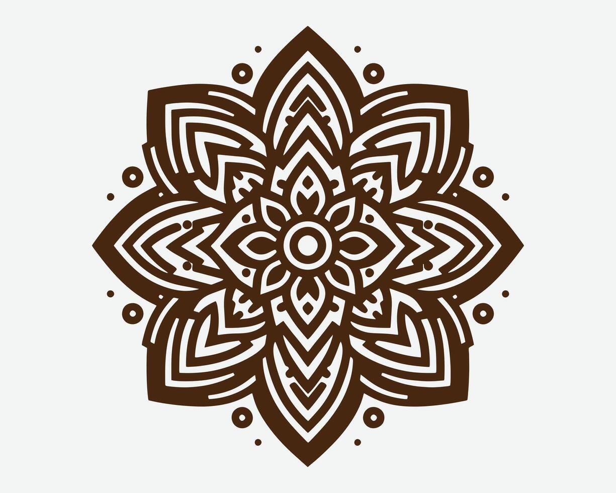 Lineal Mandala design vector