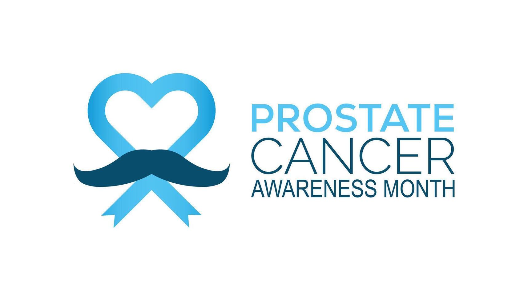 Prostate Cancer Awareness Month is observed every year on September.Holiday concept. background, placard, banner design template illustration background design. vector