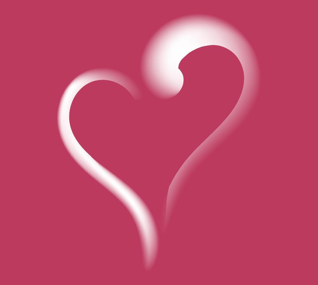 realistic love steam. Coffee smoke. Tea steam. Vapor cigarettes wave flow. Isolated on pink background vector