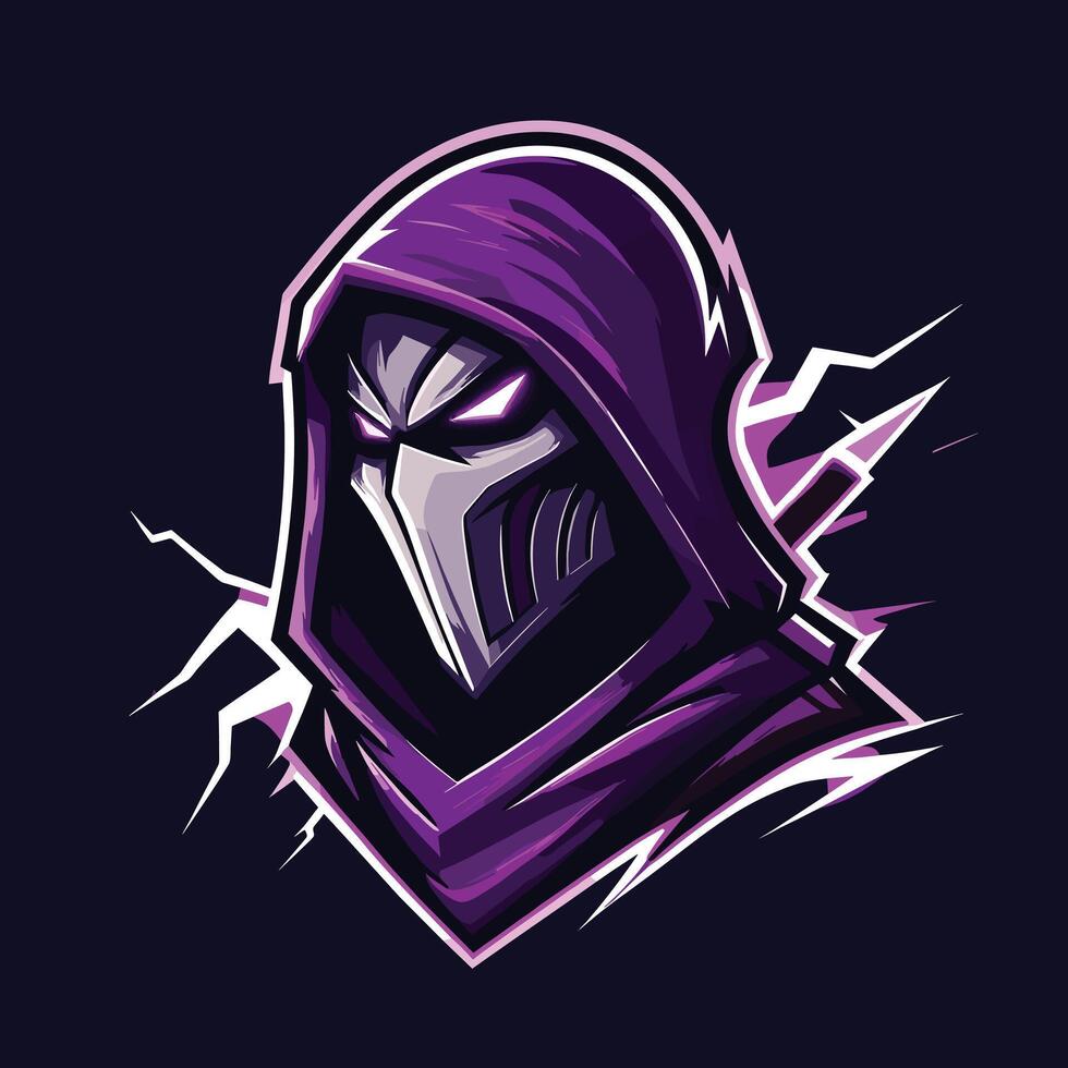 Assasin Icon Logo Design vector