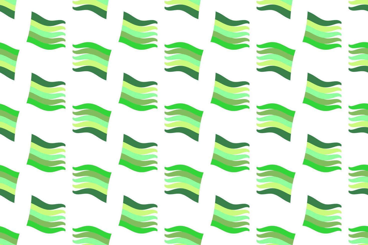 Decorative wave shape seamless pattern design vector