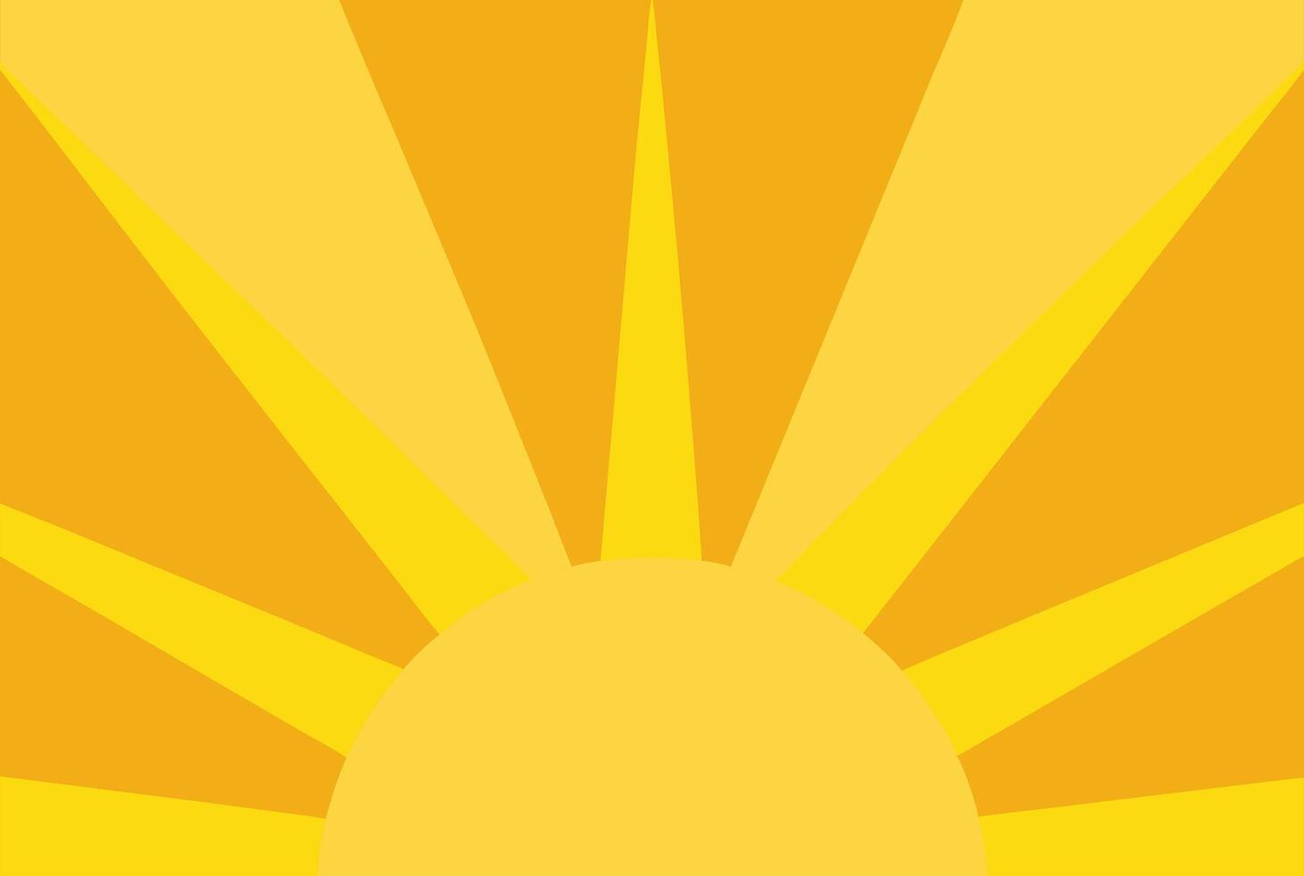 Sunshine yellow abstract background with smooth curves and light gradients. Perfect for bright, cheerful designs. vector