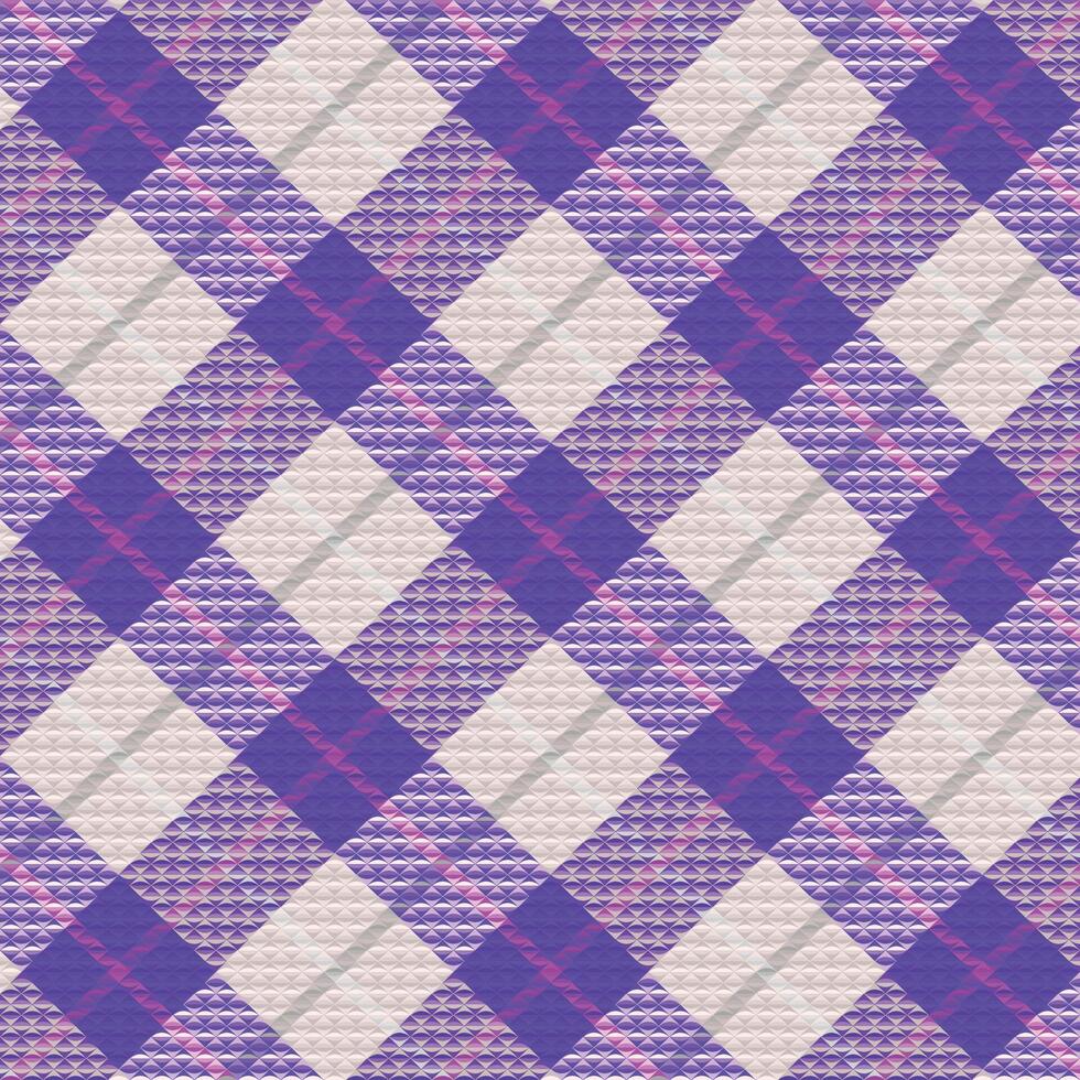 Tartan plaid pattern with texture. vector