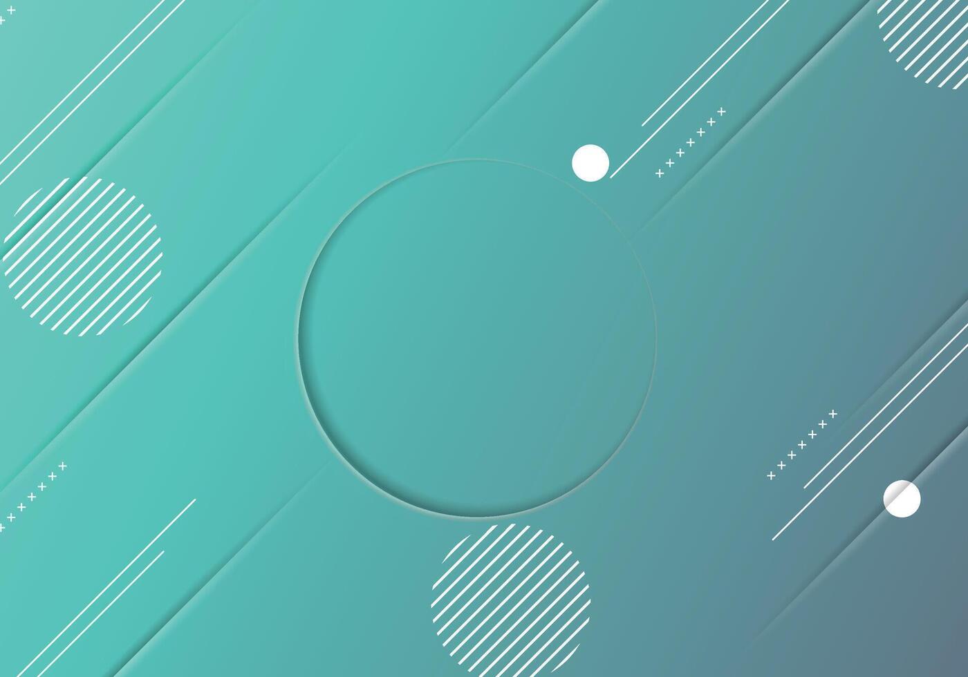 Gradient texture background with memphis elements. vector