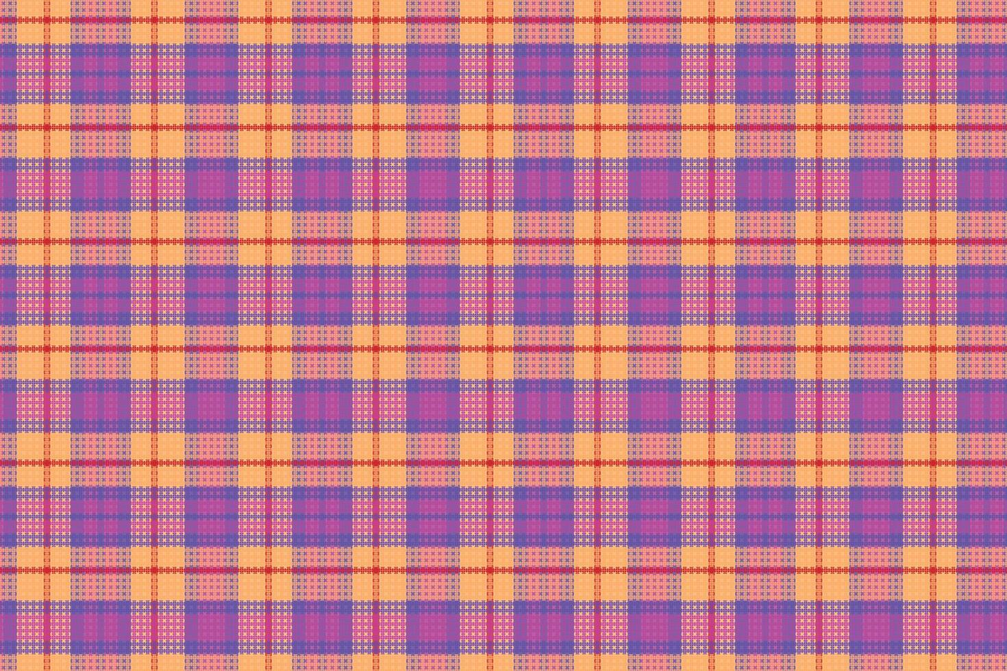 Tartan plaid pattern with texture. vector
