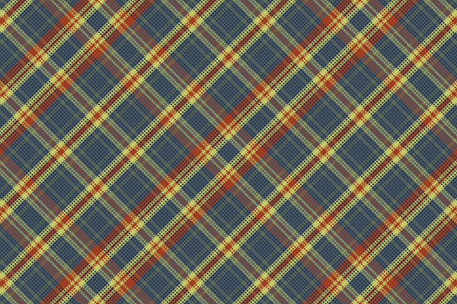Tartan plaid pattern with texture. vector