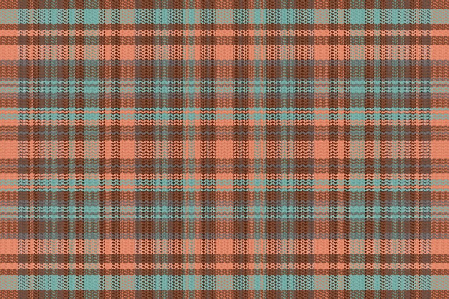 Tartan plaid pattern with texture. vector