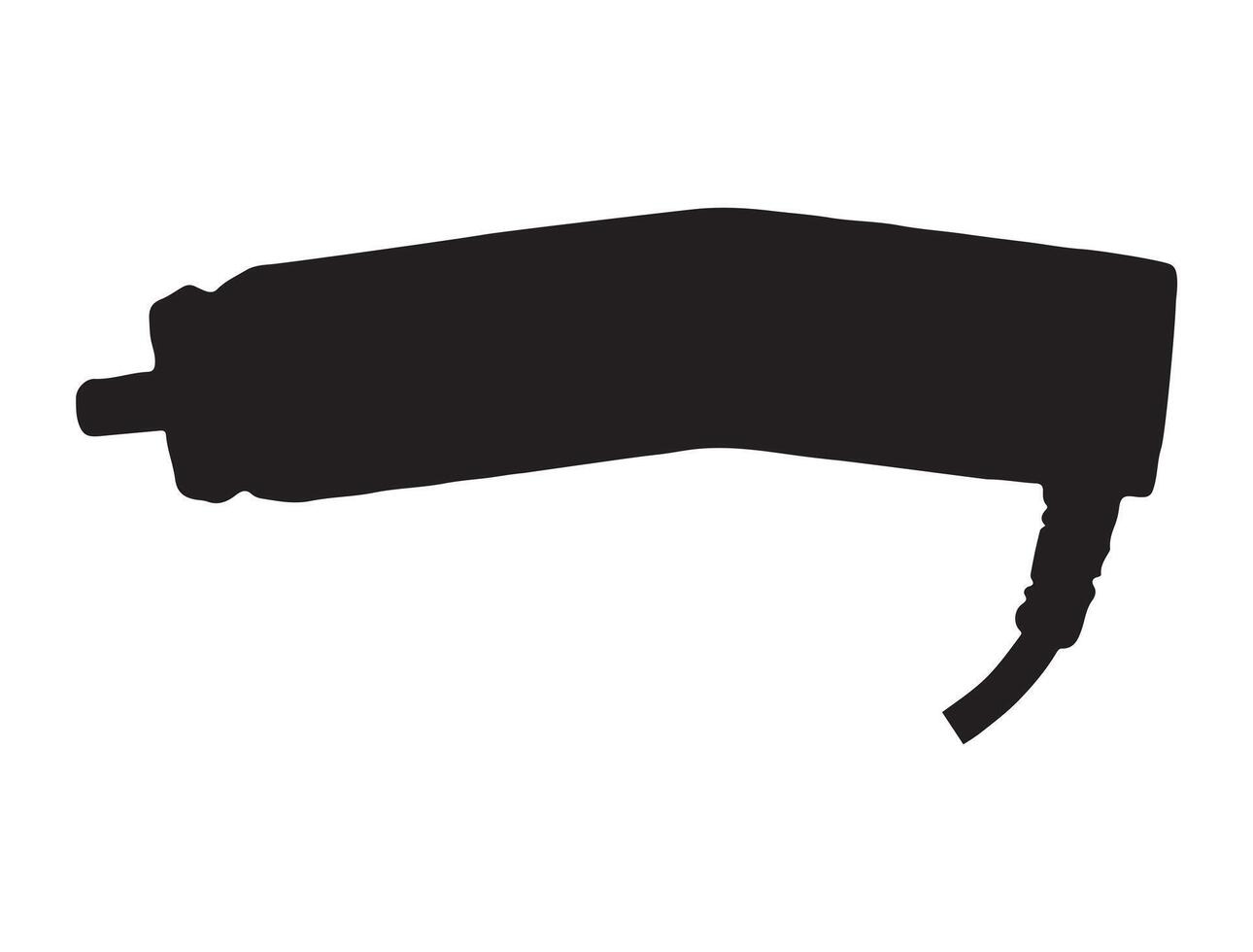 Car charger silhouette vector