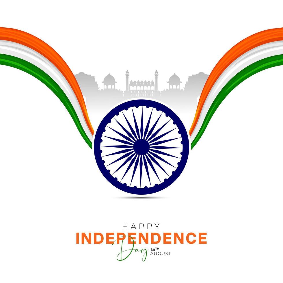 78th Indian Independence Day 15th August Social Media Post, Poster, Banner, Web Banner , Print Design vector