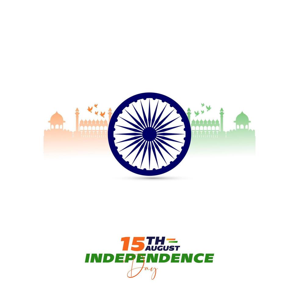 78th Indian Independence Day 15th August Social Media Post, Poster, Banner, Web Banner , Print Design vector