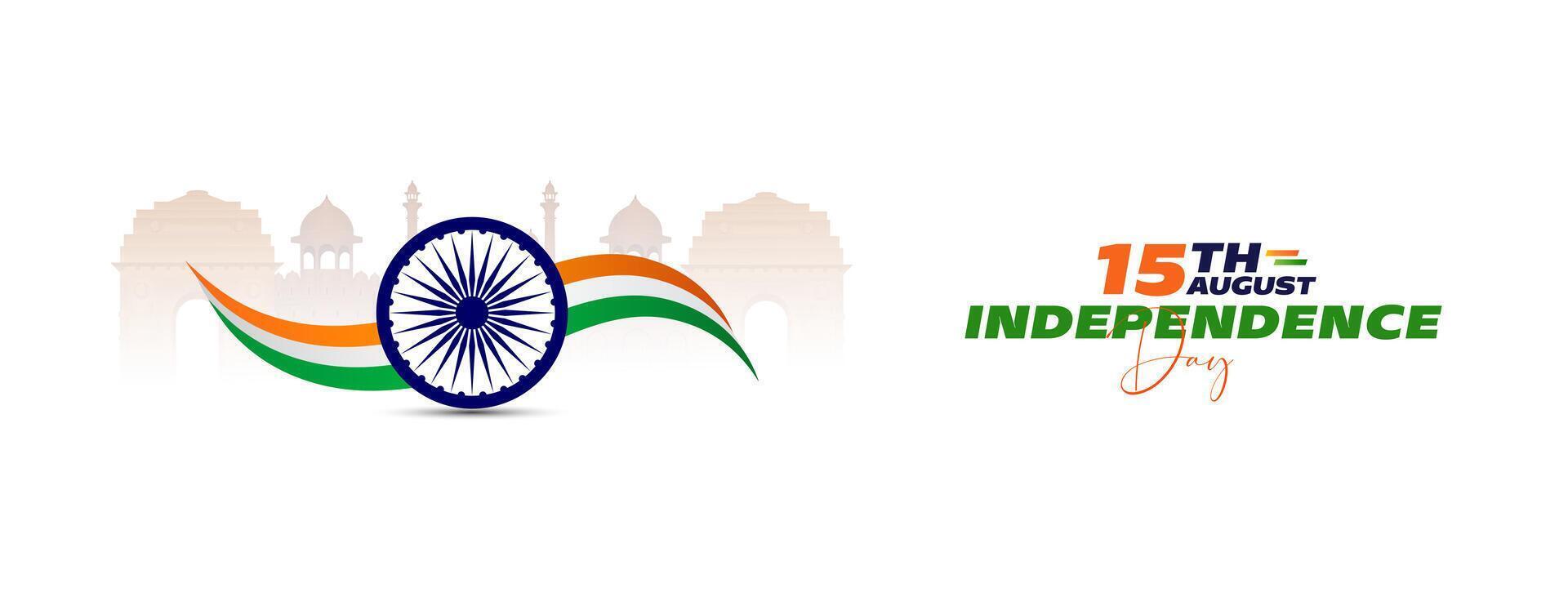 78th Indian Independence Day 15th August Social Media Post, Poster, Banner, Web Banner , Print Design vector