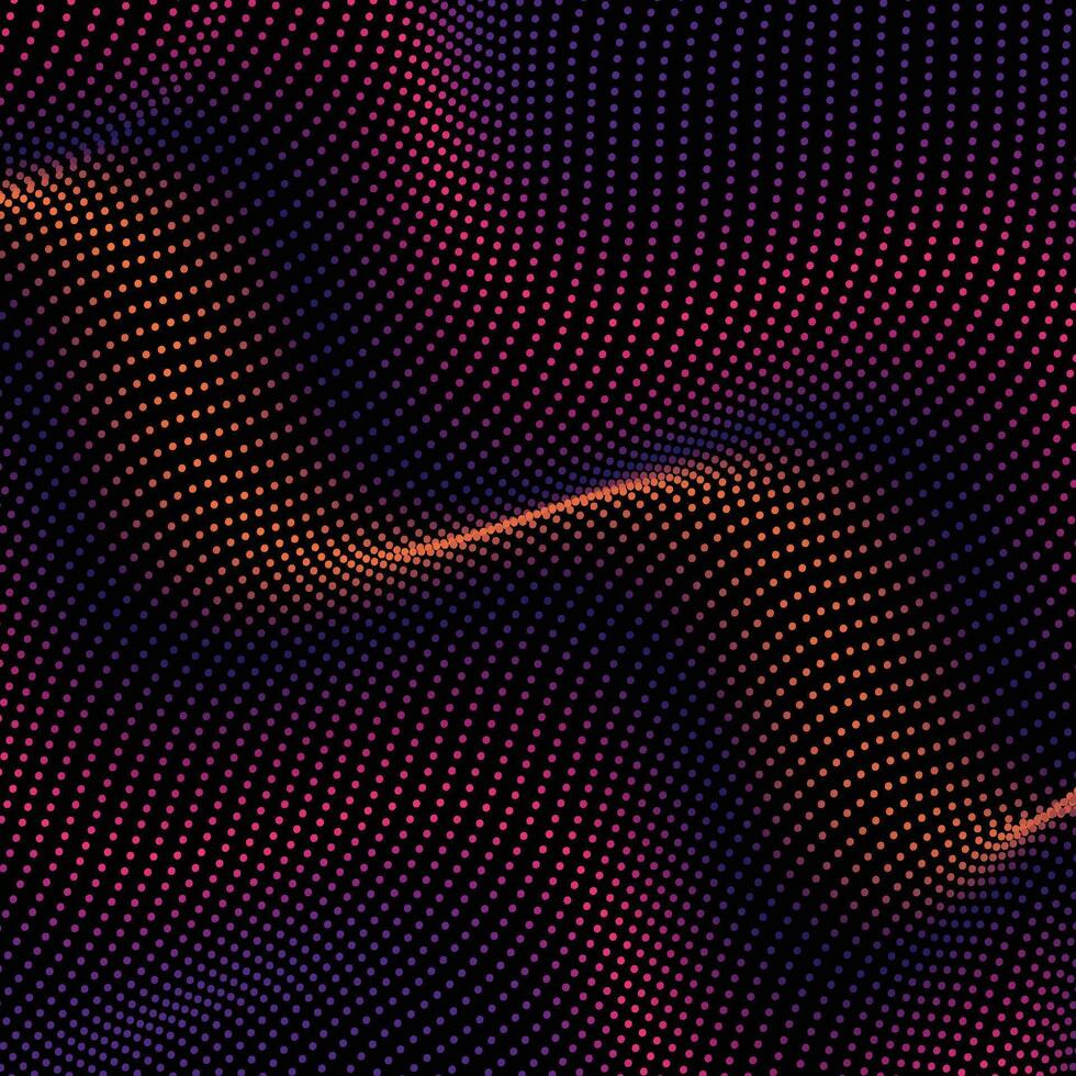 abstract backgrounds with halftone pattern in colors vector