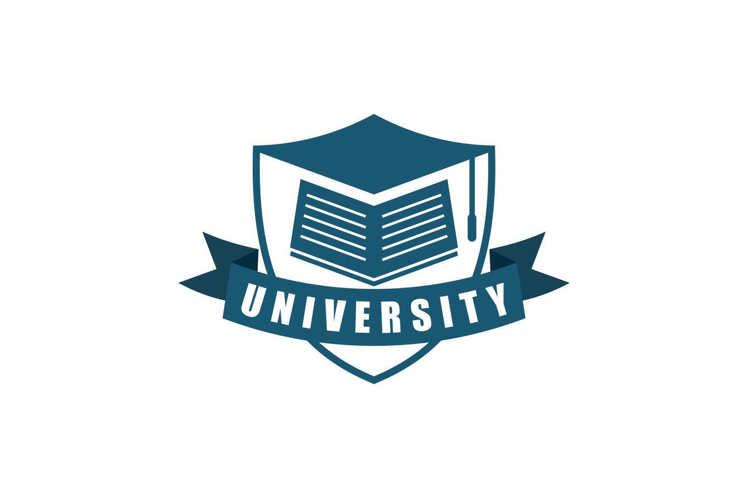 education design with college badge vector
