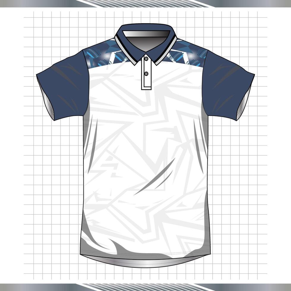 Background , jersey sport shirt template design for soccer Sport, basket ball, running uniform in front view, Shirt mockup , design very simple and easy to custom vector
