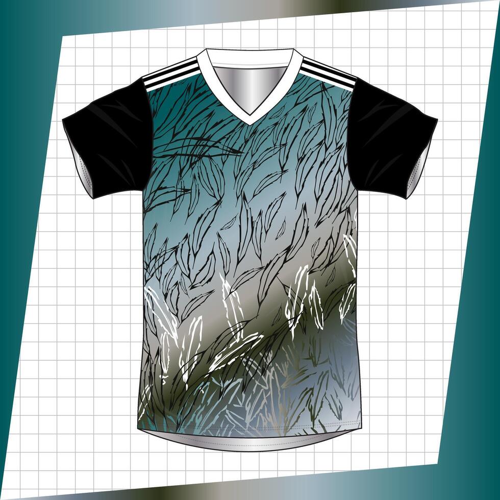 Background , jersey sport shirt template design for soccer Sport, basket ball, running uniform in front view, Shirt mockup , design very simple and easy to custom vector