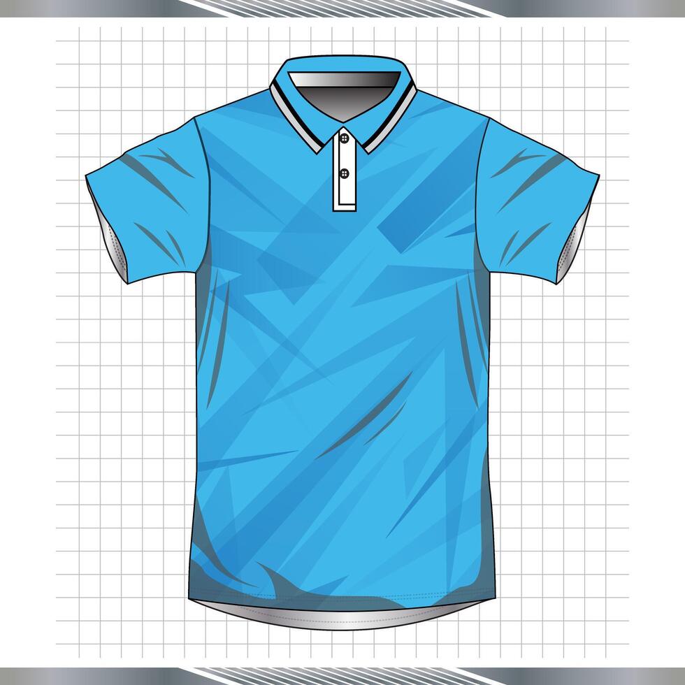 Background , jersey sport shirt template design for soccer Sport, basket ball, running uniform in front view, Shirt mockup , design very simple and easy to custom vector