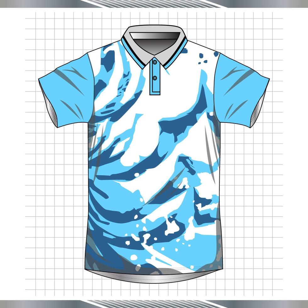 Background , jersey sport shirt template design for soccer Sport, basket ball, running uniform in front view, Shirt mockup , design very simple and easy to custom vector