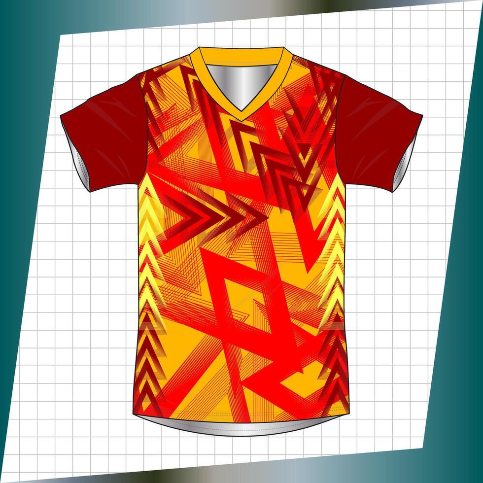Background , jersey sport shirt template design for soccer Sport, basket ball, running uniform in front view, Shirt mockup , design very simple and easy to custom vector