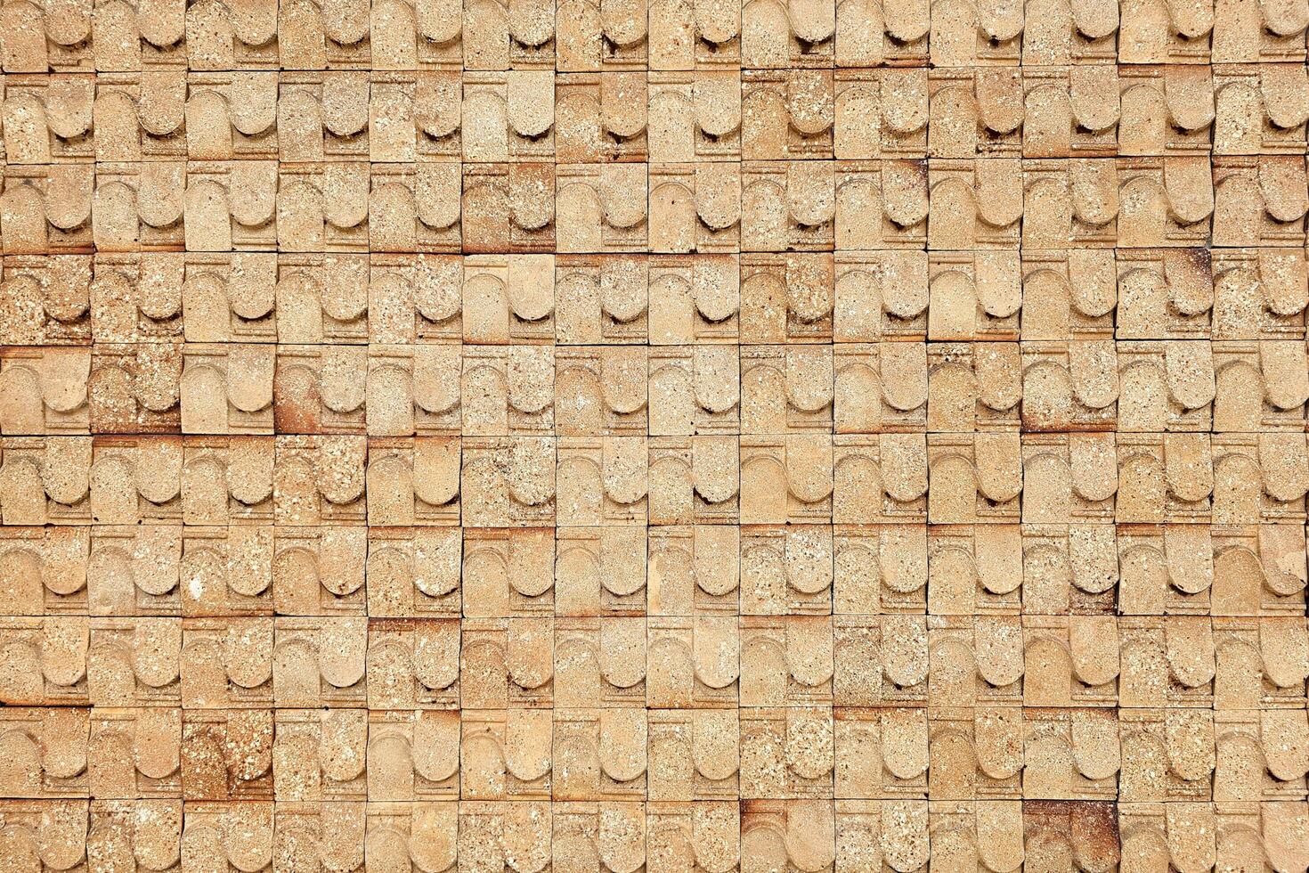 Red Brick Wall Texture for Background. photo