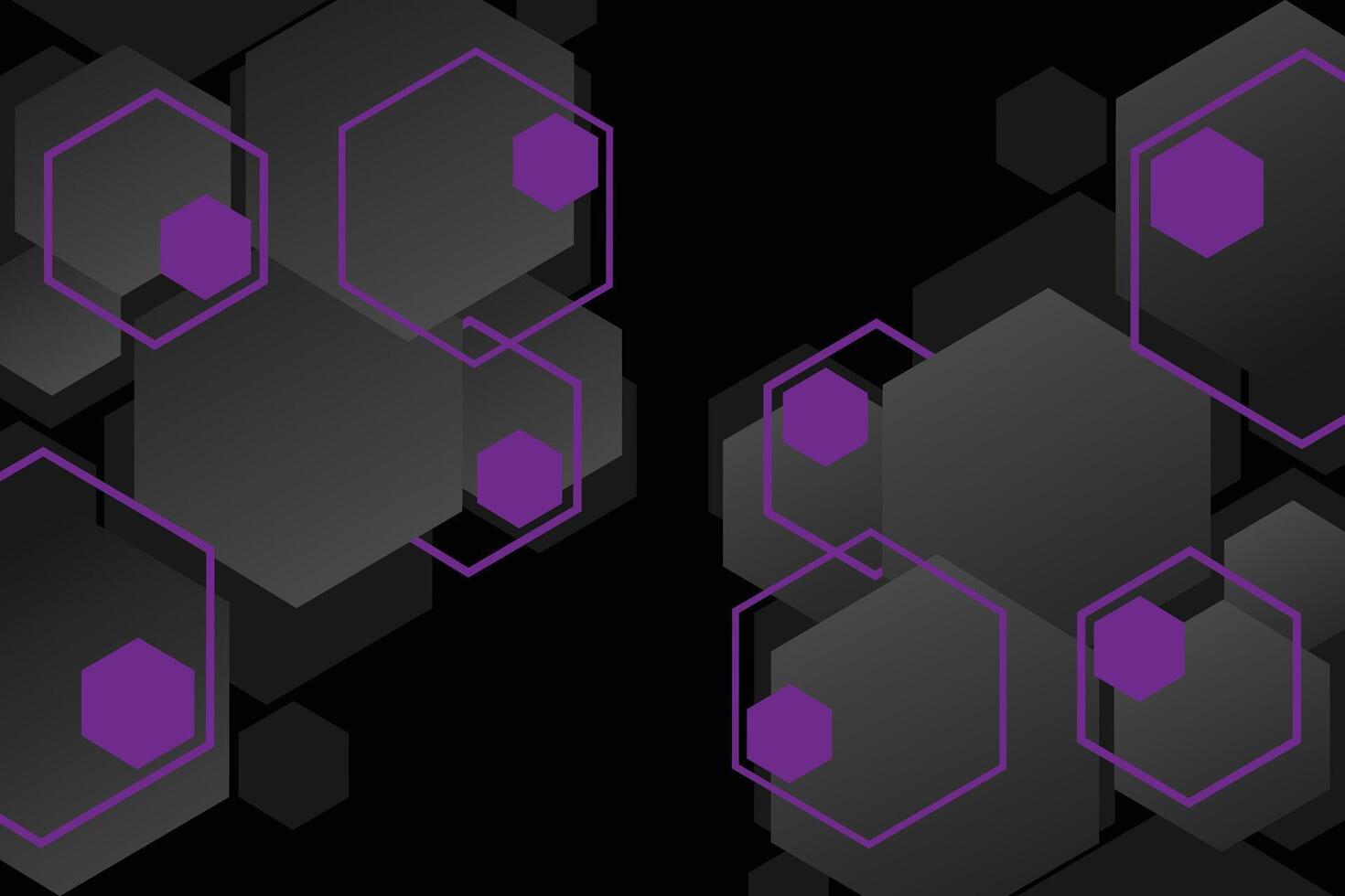 geometric shapes on dark background vector