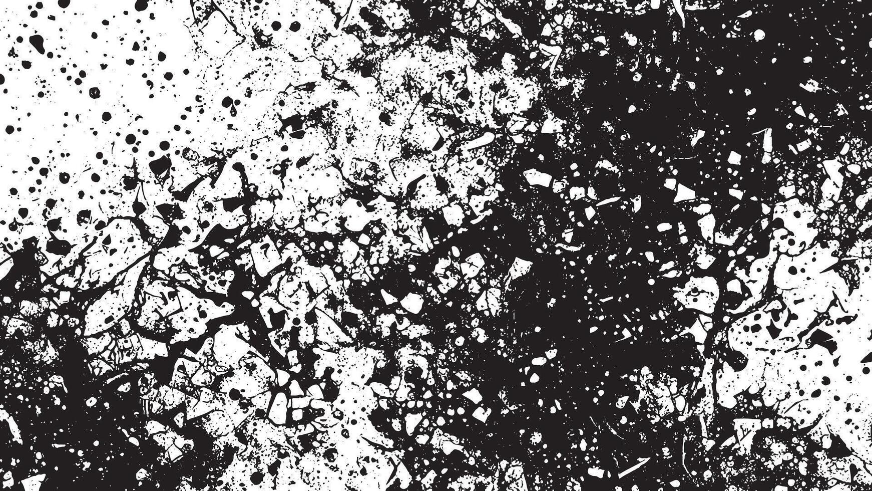 Black Grunge Style Texture on White Background for Creative Overlays vector