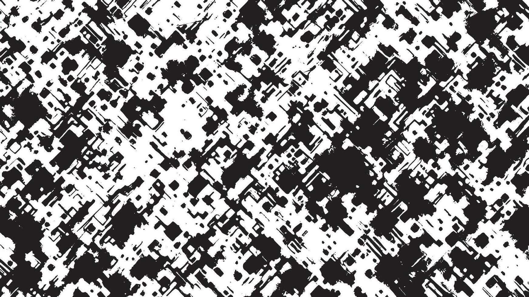 Black Monochrome Grunge Texture on White Background for Background Art vector