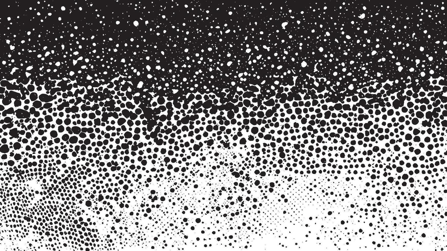 Black Monochrome Grunge Texture on White Background for Background Art vector