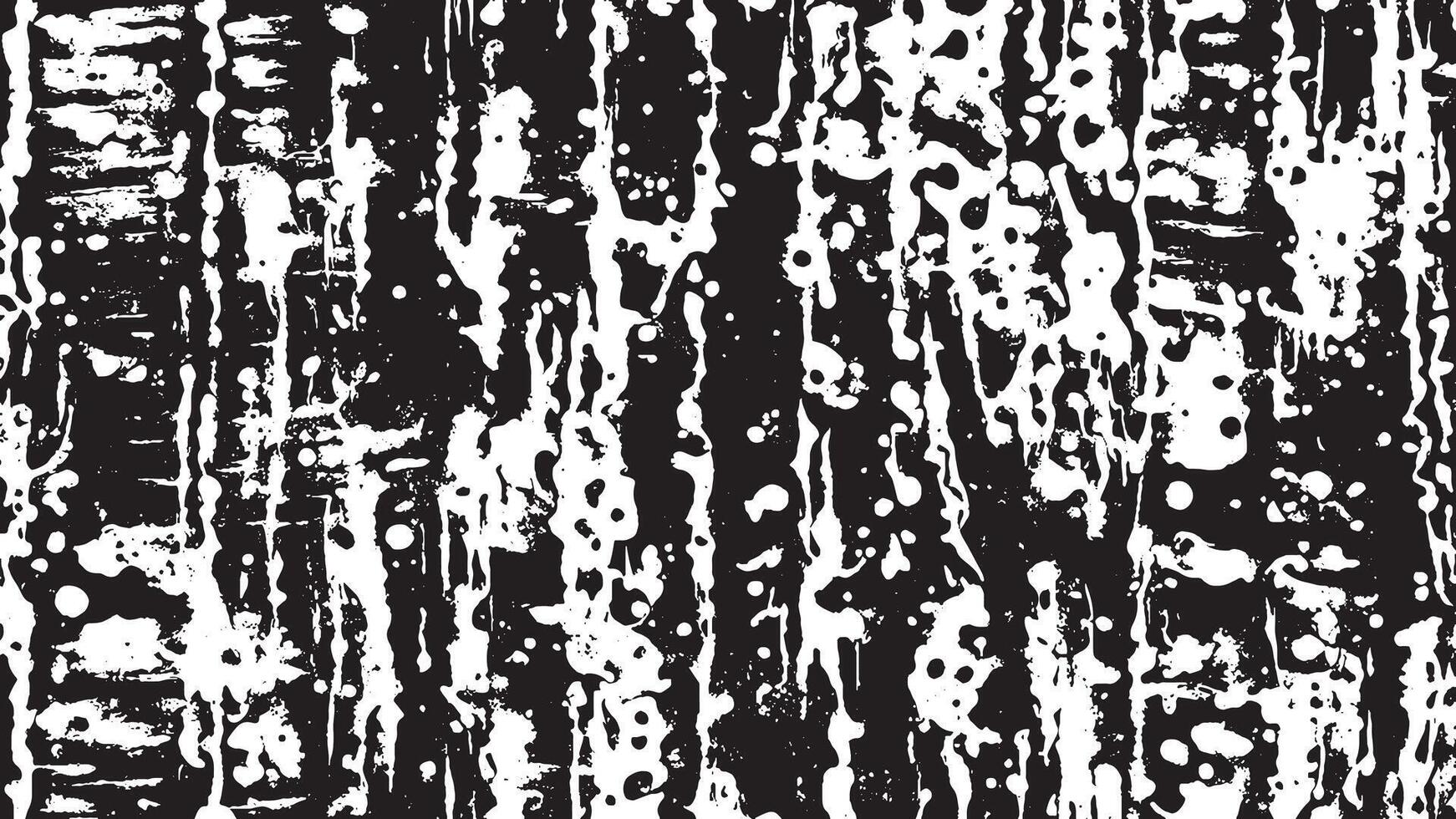 Black Monochrome Grunge Texture on White Background for Background Art vector