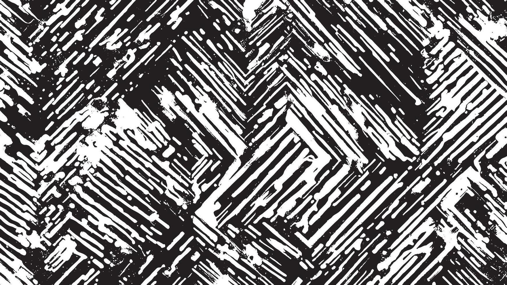 Black and White Grunge Texture for Backgrounds and Overlay vector