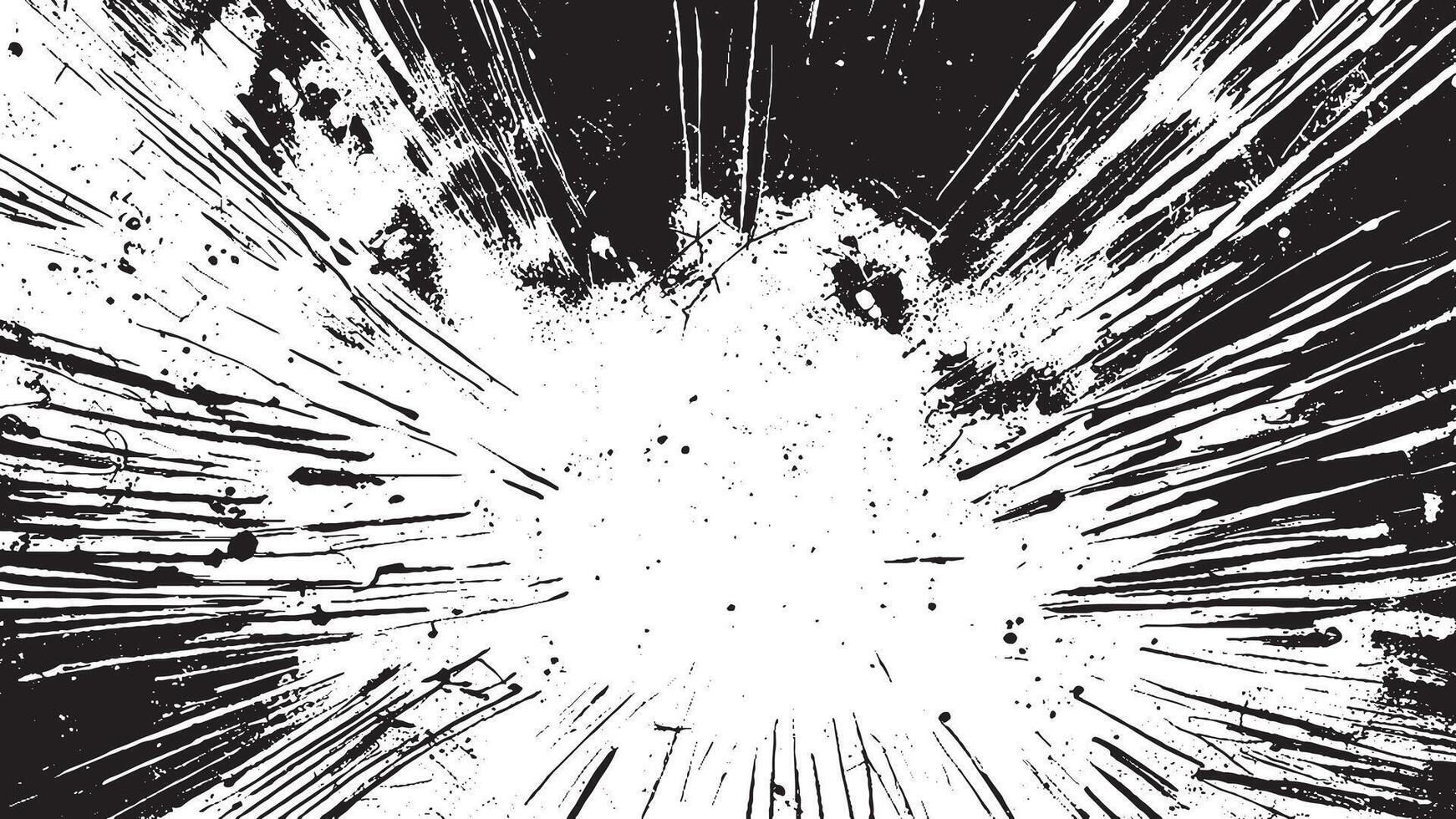 Black and White Grunge Texture for Backgrounds and Overlay vector