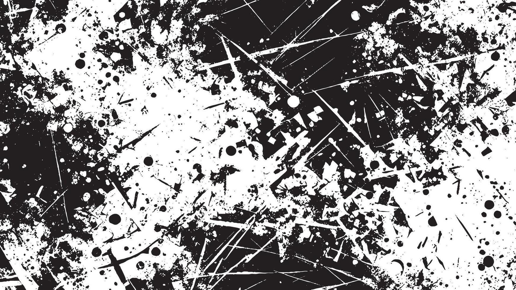 Black Grunge Style Texture on White Background for Creative Overlays vector