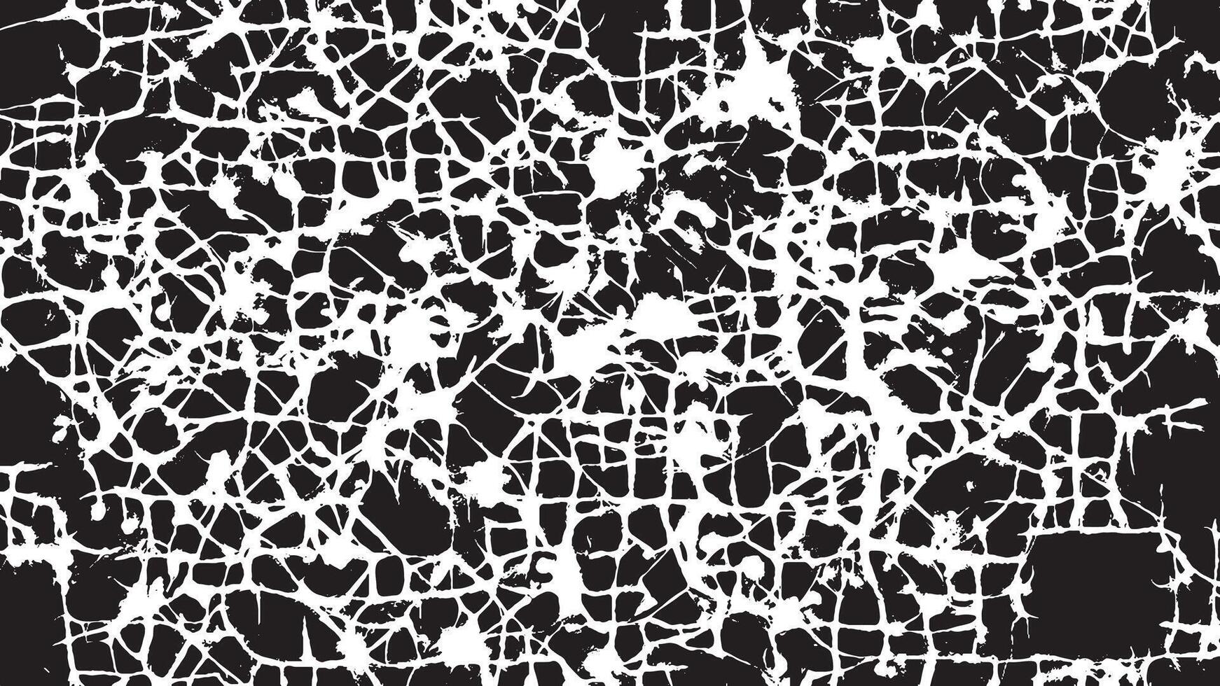 Black Monochrome Grunge Texture on White Background for Background Art vector