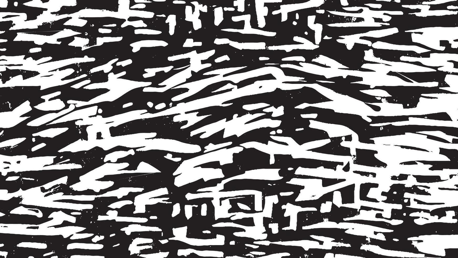 White Background with Monochrome Black Grunge Effect for Overlay Textures vector